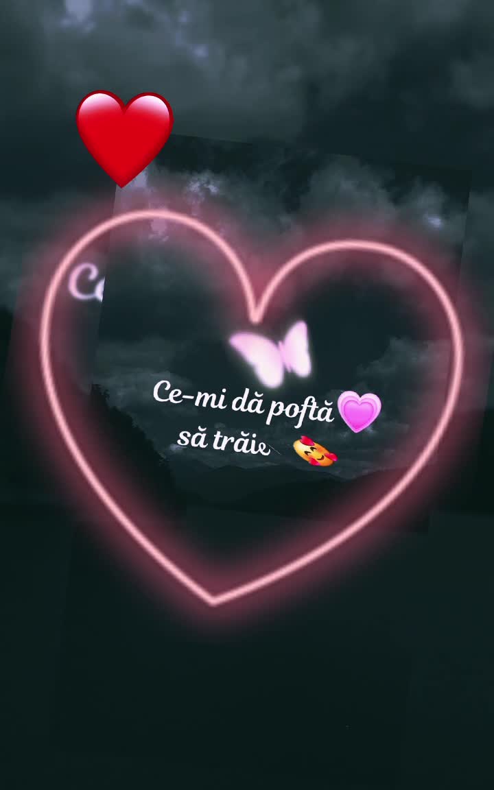 # 🦋  
#❤️