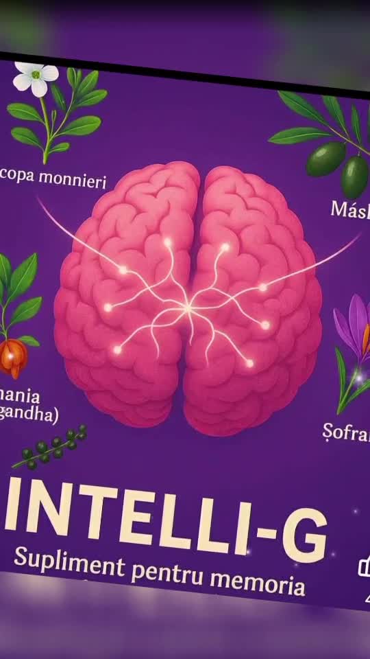 🎯Nou-Un minunat supliment natural pentru starea ta de bine: memorie, concentrare, energie!🌿

📩Scrie-mi dacă doresti detalii!🥰