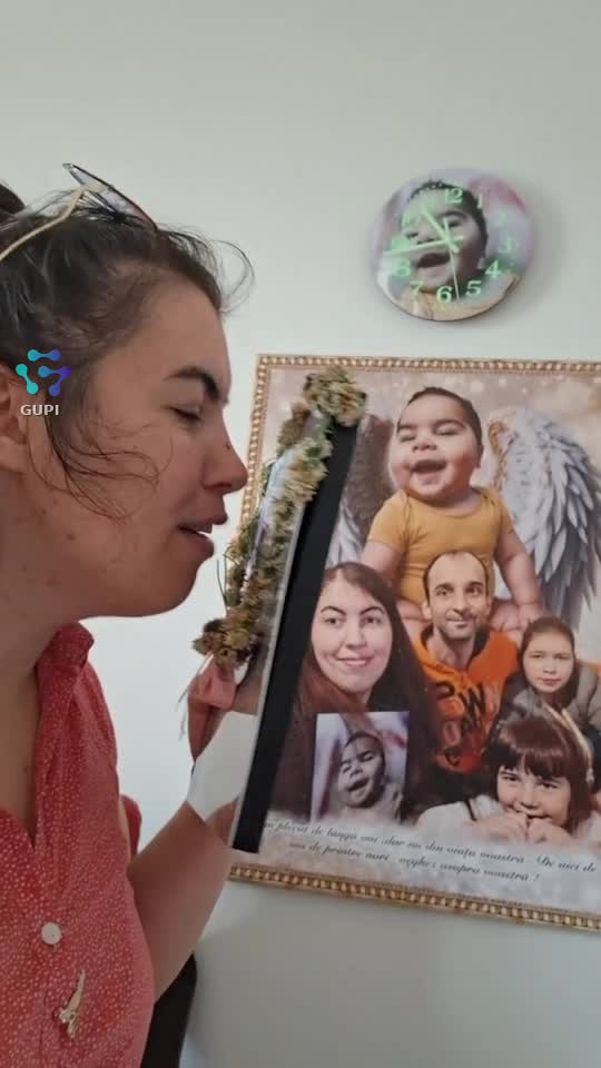 Am dat jos coronița din cap , făcută de fiica mea de 12 ani 🤍