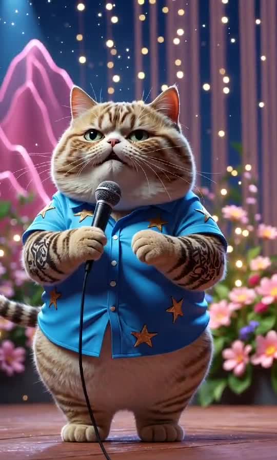 Meow the Mic Drop: The Feline Rapper Spitting Fire! 🎤🐾🔥