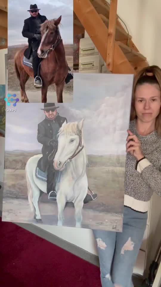 portret realizat pe comandă