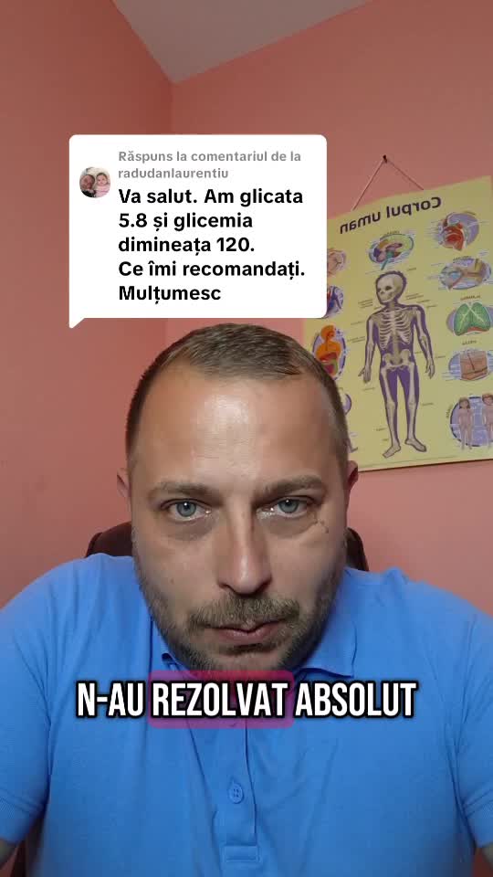 La o glicată de 5.8 si o glicemie de 120 recomand un stil de viață sănătos