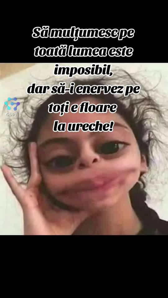 să-i enervez pe toți e floare la ureche...😁😁😁