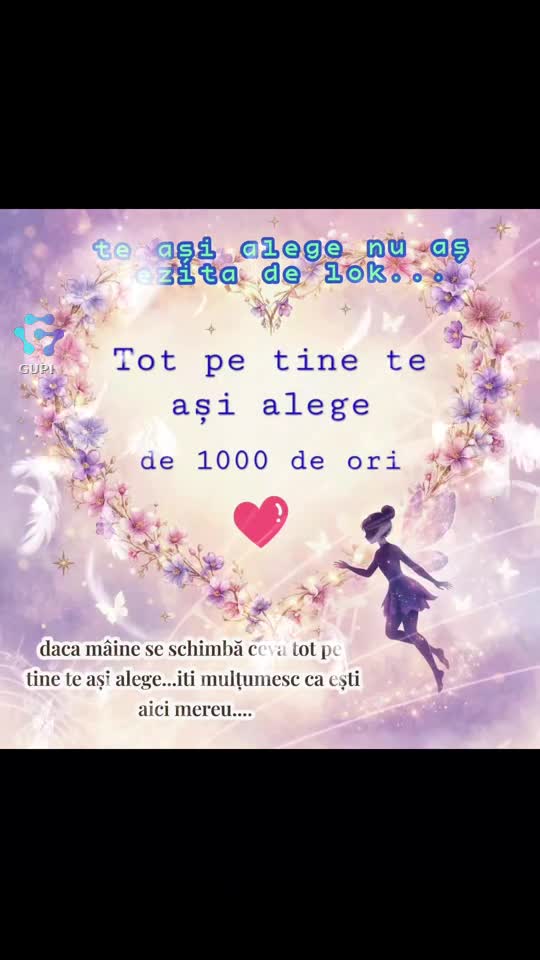 🎼Tot pe tine te-aș alege..🎼