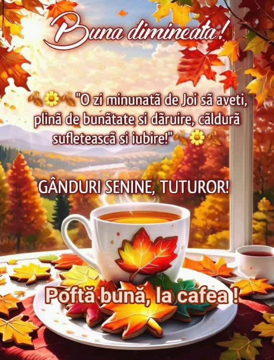 Bună dimineața!