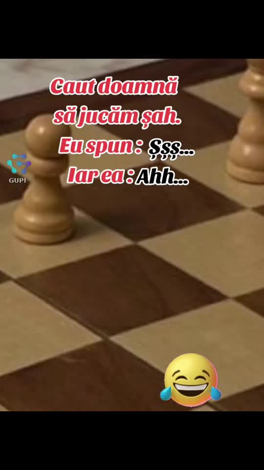 caut doamnă să jucăm șah...😁😁😁