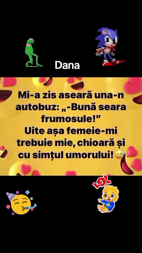 Nici nu are pretenții 🤣🤣🤣