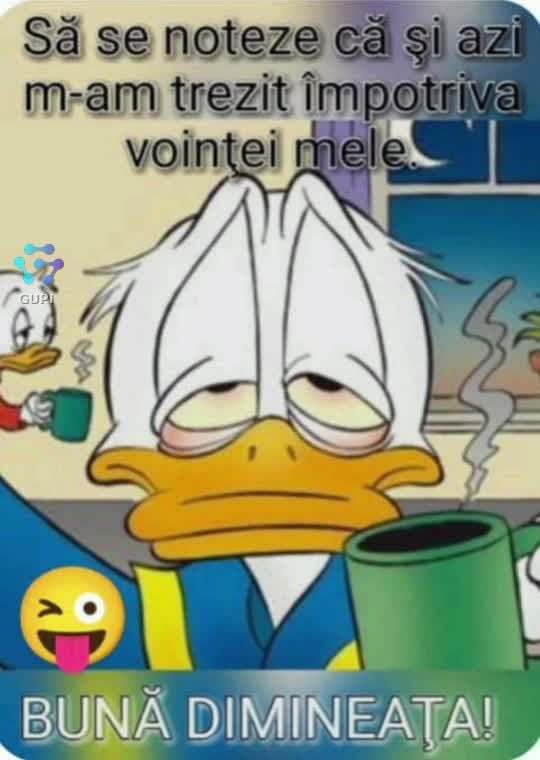 Buna dimineata!