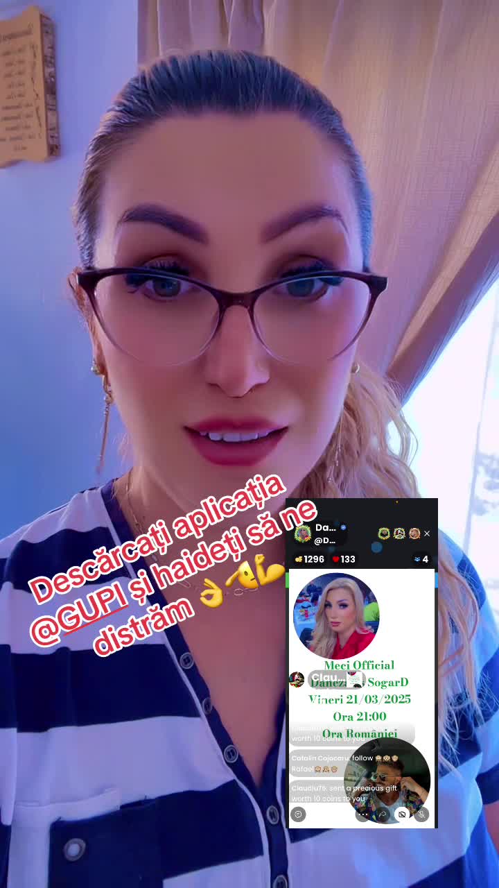 @Gupi 
Vă astept să vedeți un meci de show 💪