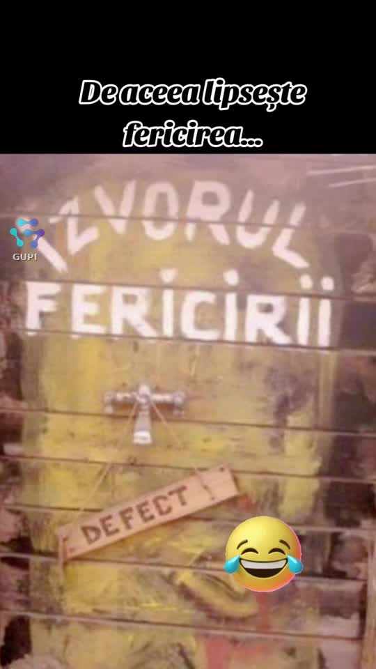 de aceea lipsește fericirea...😁😂😁