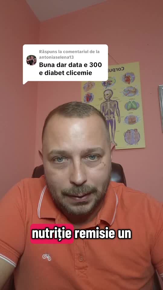 Dacă ai glicemia 300 în fiecare dimineață pe stomacul gol este diabet.