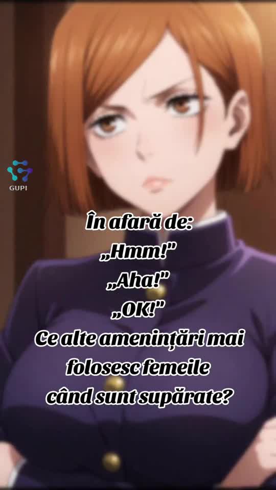 ce alte amenințări mai folosesc femeile?😁😁😁