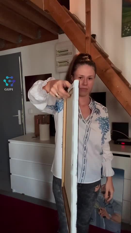 un colț de relaxare pictură acrilică disponibilă 50/40