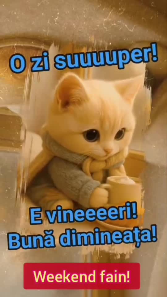 Neața!🥰