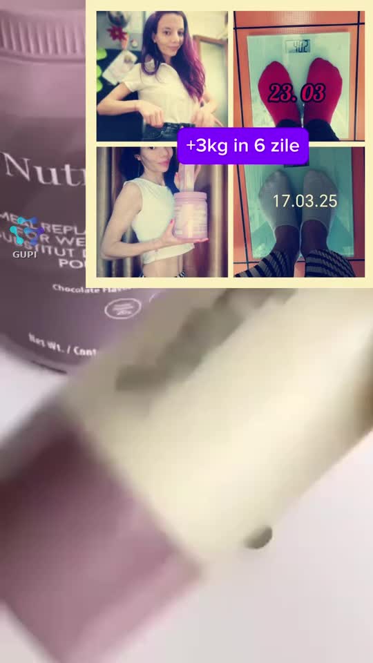 Text peste video:

Ai încercat să te 
îngrași dar nimic nu 
funcționează?

Te ajut să pui până la
5 kg în 14 zile cu 
acest shake!