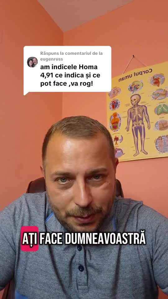 Ce se întâmplă în organismul tău când analiza indicele homa este de 4.91