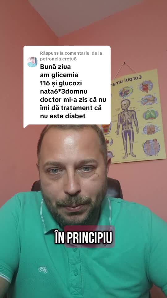 Glicemia 116 si Glicata 6.3