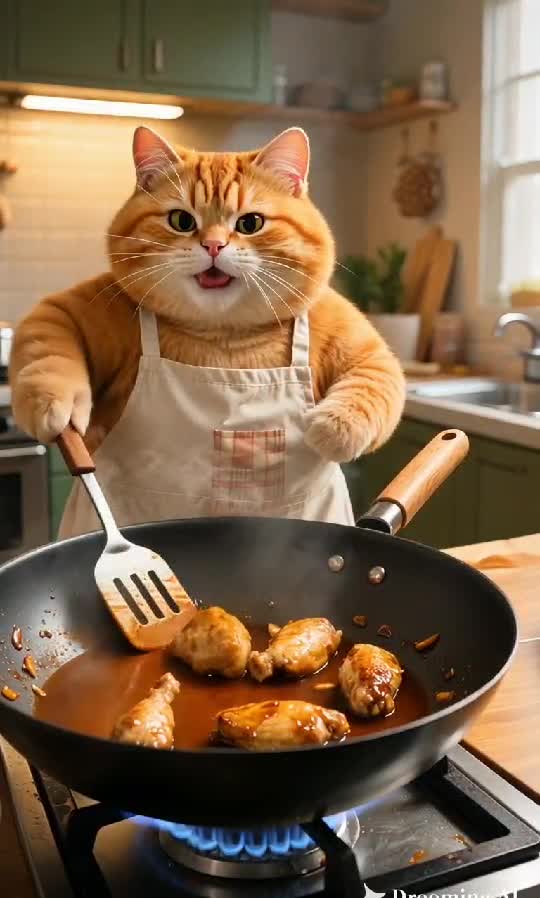 Chef Pawsé: The Masterchef Who Cooks With Claws and Sauce 🍗🐾🔥