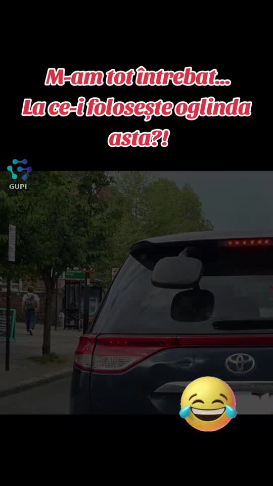 oare la ce folosește oglinda asta?!...😁😁😁