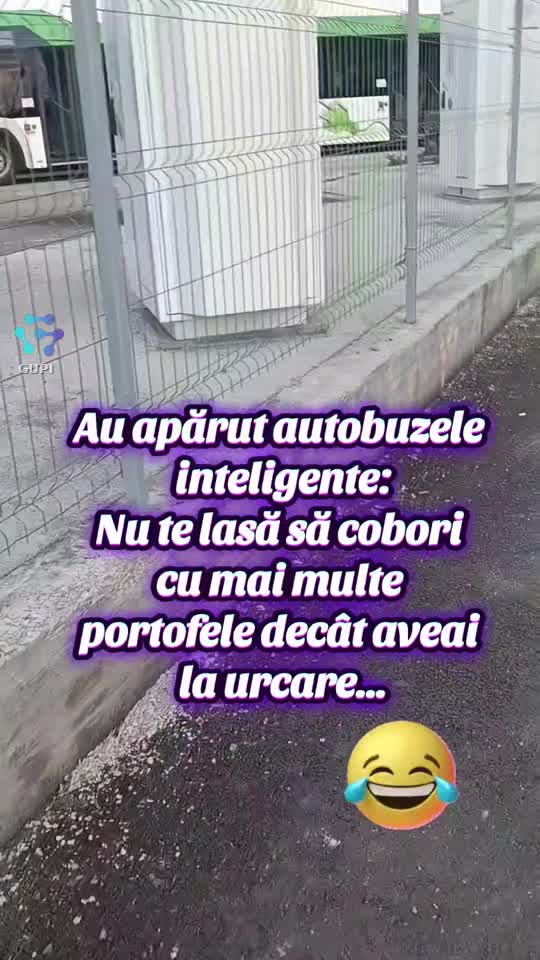 au apărut autobuzele inteligente...😁😁😁