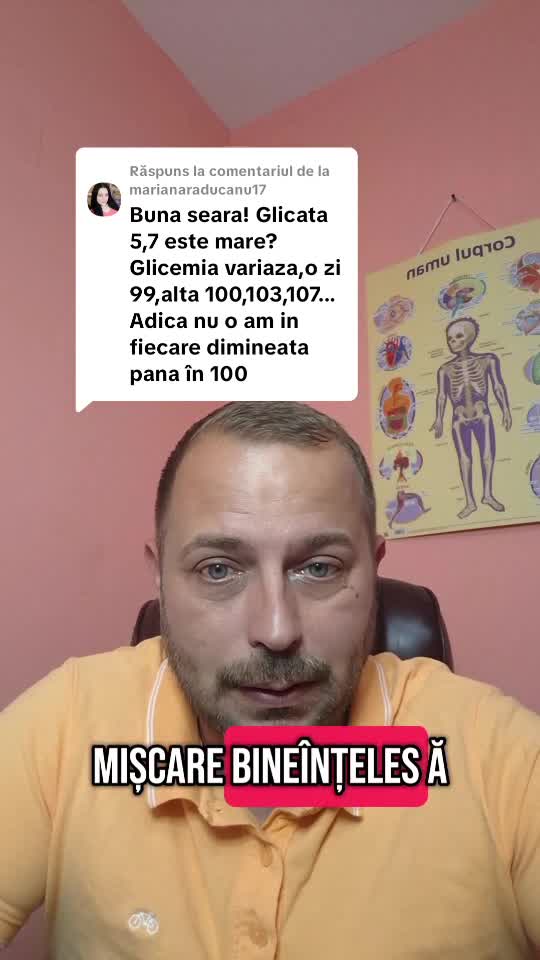 Glicata 5.7 cu glicemie variabilă