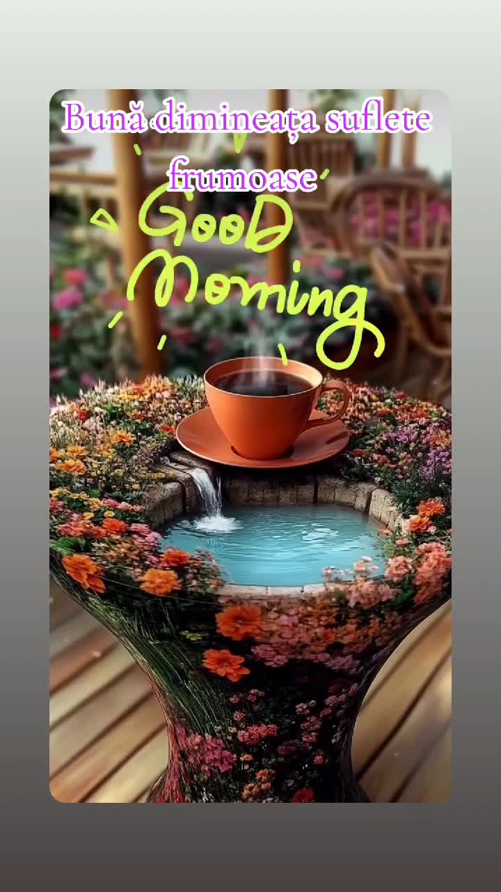 Bună dimineața ☕️🍀🙏🦋💫❤️