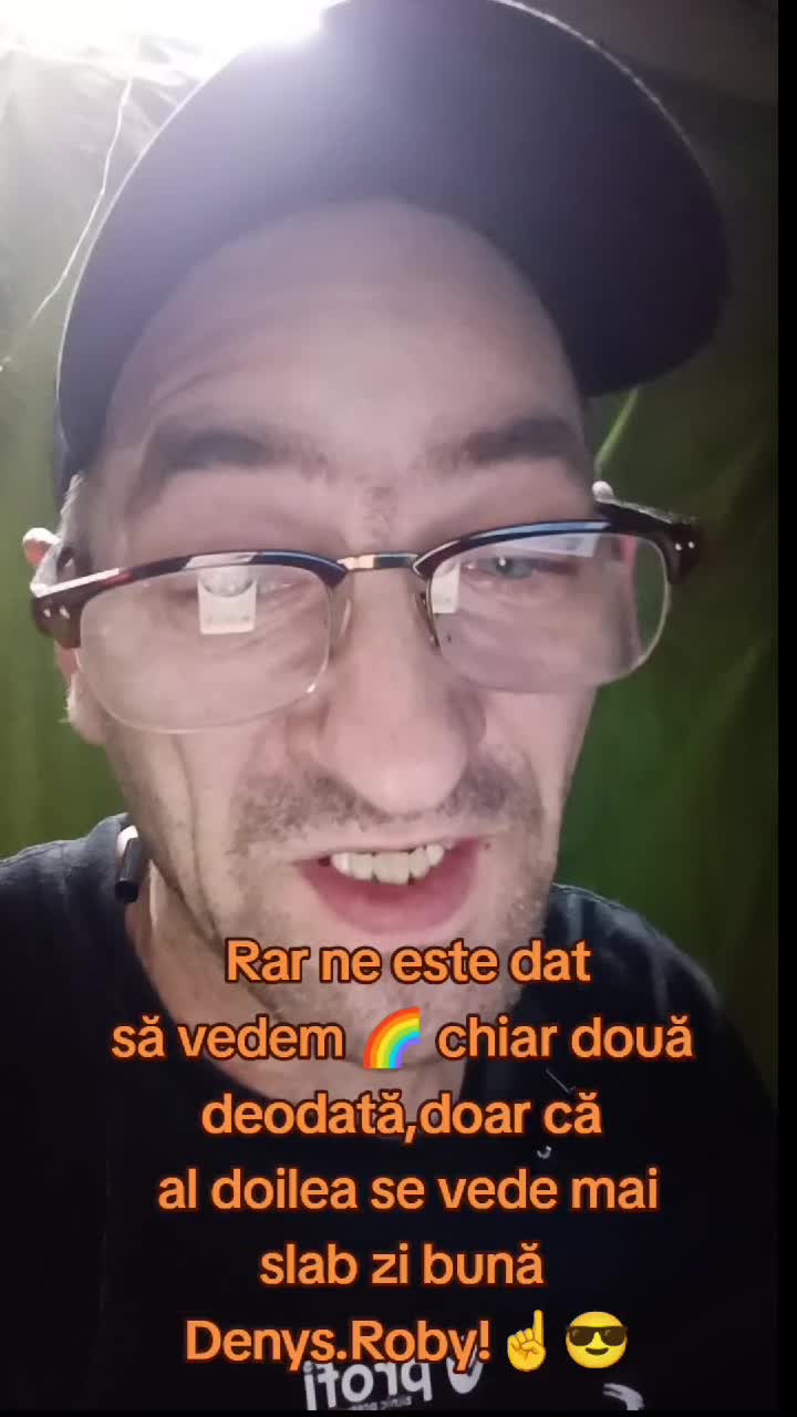 Rar ne este dat să vedem 🌈 chiar două deodată, doar al doilea mai slab cam asta a fost vremea🌈On Al Străzii (Denys.Roby)☝️😎🌈