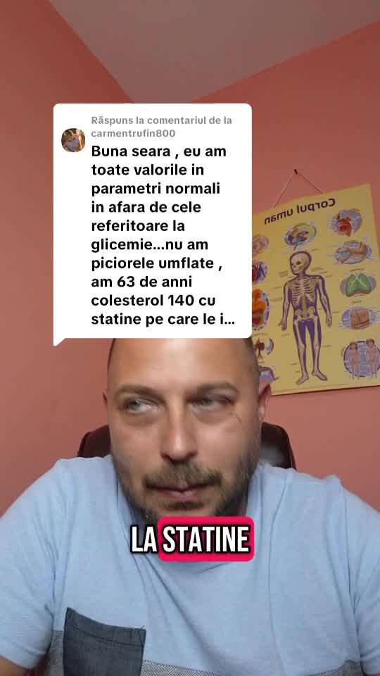 Statine de 17 ani cu glicata 6.4 si indicele homa 4.1