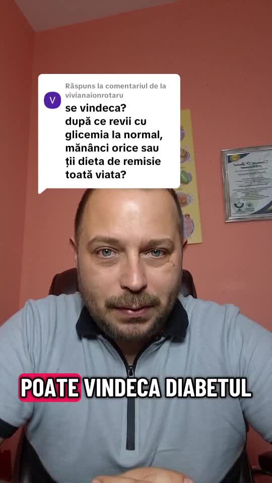 Diabetul nu se vindecă când glicemia revine la normal