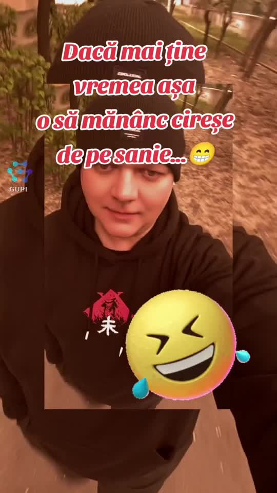 cred că o să mănânc cireșe de pe sanie...🤣🤣🤣