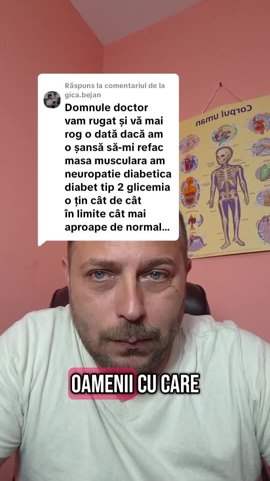 Glicemii aproape normale cu neuropatie diabetică și refacerea masei musculare
