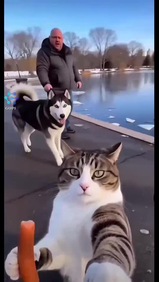 Taking a selfie