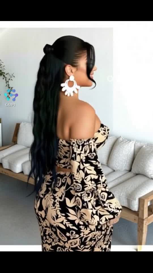 SHEIN SXY Top casual la modă, cu imprimeu complet, sexy, cu umăr gol, pentru femei
Am descoperit produse uimitoare pe SHEIN.com, vino să le vezi!
http