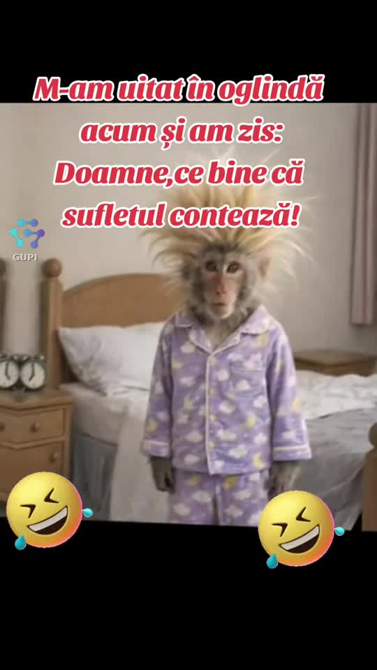 m-am uitat în oglindă și am zis...ce bine doar sufletul contează!...🤣🤣🤣