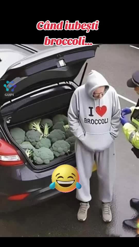 când iubești broccoli...😁😁😁