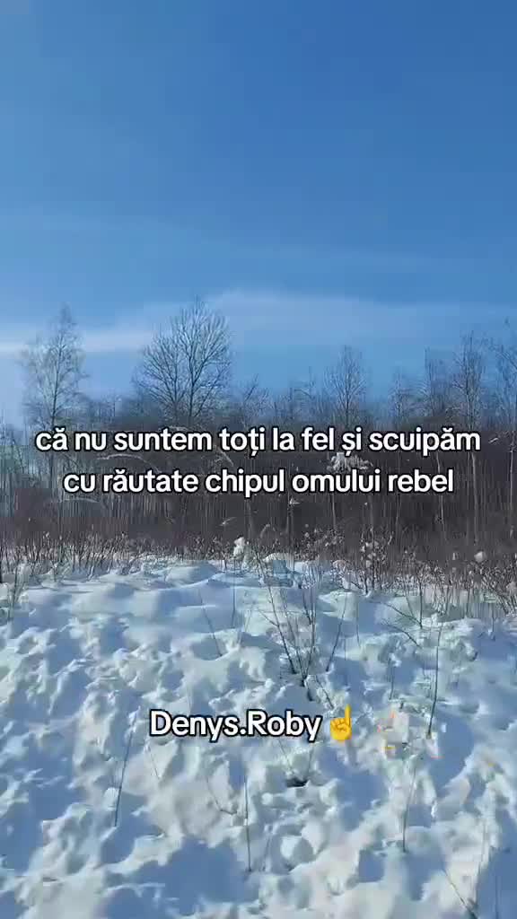Luați aminte și ascultă aceste vorbe, nu că spun eu ,Pentru că aceasta este realitatea în ziua de azi!Om Al Străzii (Deny.Roby)☝️