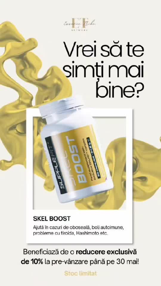 ‼️ NOUTATE ‼️
SKELBOOST – susținerea ta zilnică pentru oase puternice și imunitate solidă!

Cu formula DALKO™ – Vitamina D3, K2 și Calciu 
✔️