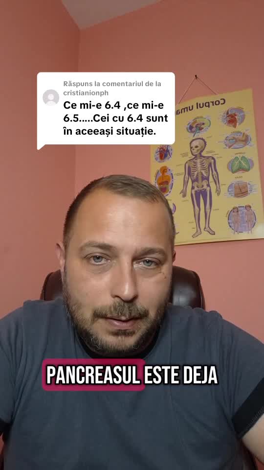 Diferența dintre doua persoane, una cu Glicata de 6.4 și cealalta cu glicata de 6.5