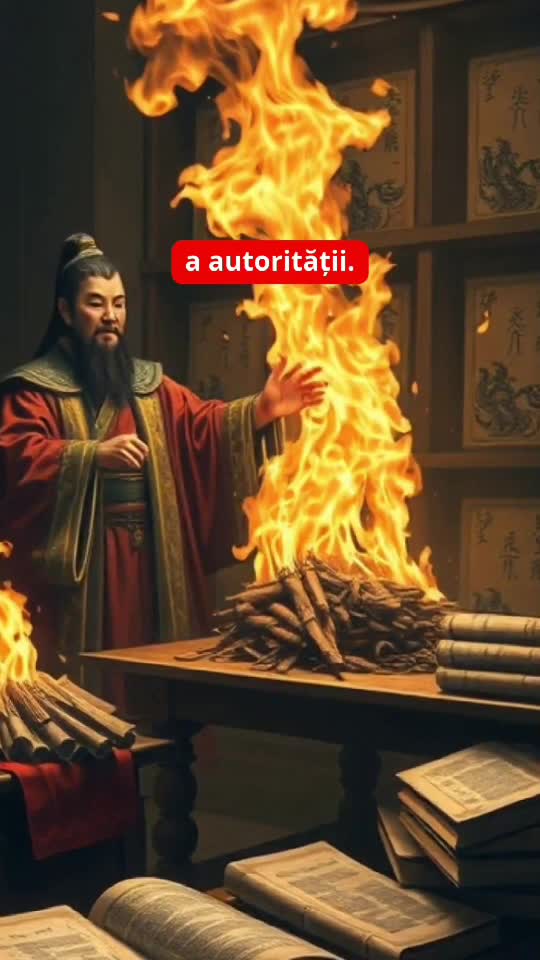 Qin Shi Huang – primul împărat și primul cenzor. Arderea cărților și interzicerea ideilor contrare au marcat începutul controlului cultural.