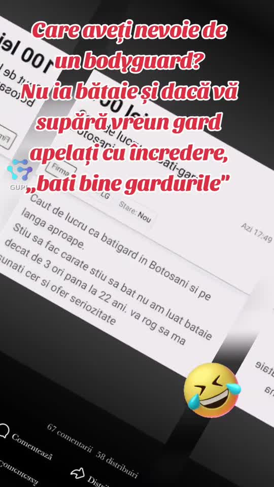 care aveți de bătut garduri?!...😁😁😁